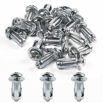 100 Pcs Parafuso De Expansão Porca De Chapa De Ferro 4x20mm