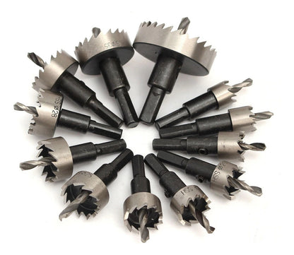 Kit 12 Brocas Serra Copo Aço Ferro Alumínio Etc - 15 A 50mm