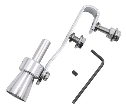 Tubo de Escape Simulador Turbo Turbina – Dispositivo de Reajuste (Prateado)