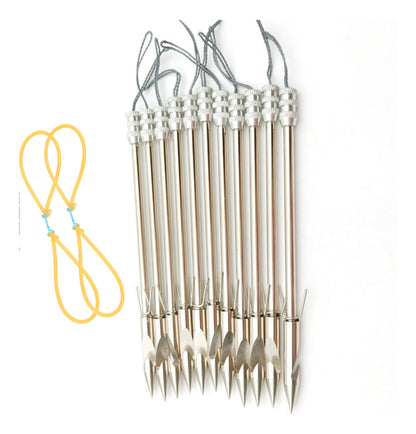 Atiradeira Estilingue Spincast para Pesca — Kit Completo 10 Dardos + 2 Elásticos