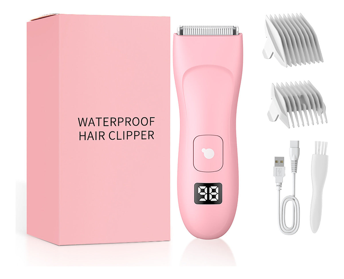 Removedor Elétrico De Pêlos De Partes Íntimas Masculinas(Rosa)