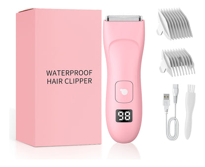 Removedor Elétrico De Pêlos De Partes Íntimas Masculinas(Rosa)