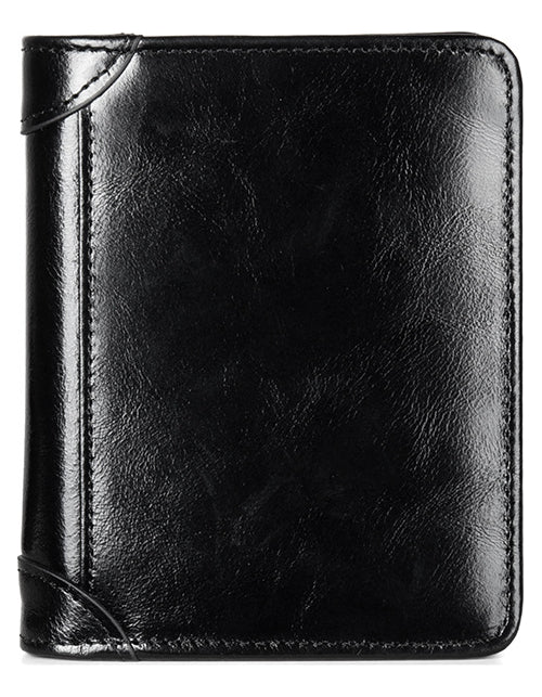 Carteira Masculina Couro Legítimo Com Antifurto Promoção(Preto,Liso)