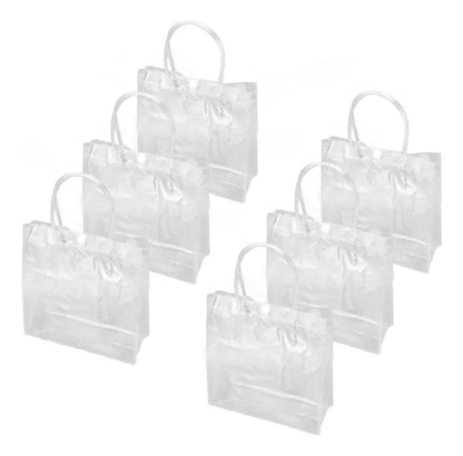 Kit 30 Unidades Reutilize Sacos De Presente De Plástico Pvc(20*20*8cm)