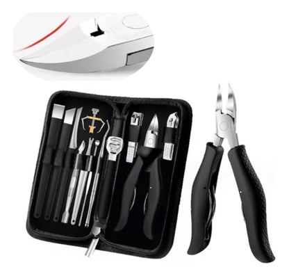Kit 13 Pcs Alicate Inox De Cortar Unhas Profissional