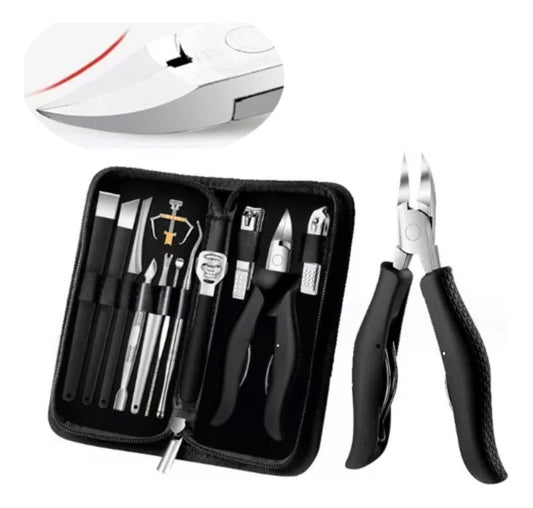 Kit 13 Pcs Alicate Inox De Cortar Unhas Profissional