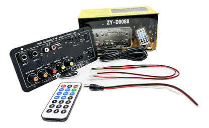 Placa Amplificadora Bluetooth Para Alto-falante 35-80w(Preto)