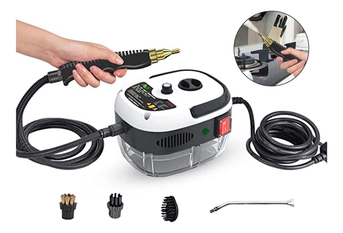 Limpador a Vapor 2500W Portátil — Higienização Profissional para Casa e Carro