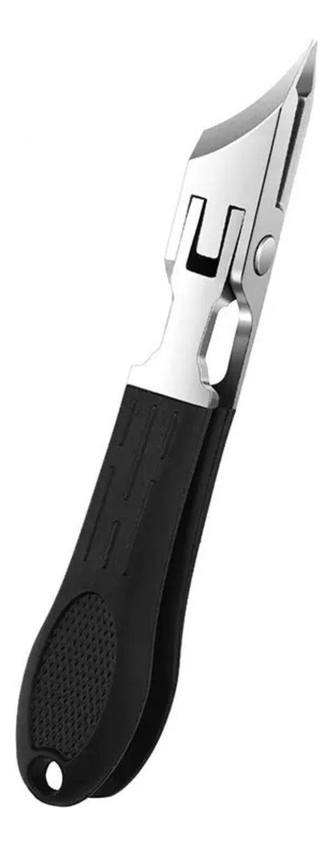 Cortador De Unhas Profissional Inox Bico Longo 10cm(Preto)