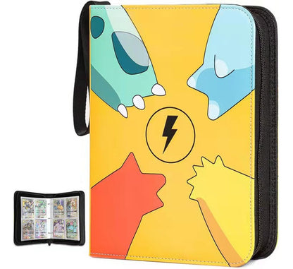 Álbum Colecionador De Cartas Pokémon Organizador 400 Cartas(Amarelo)
