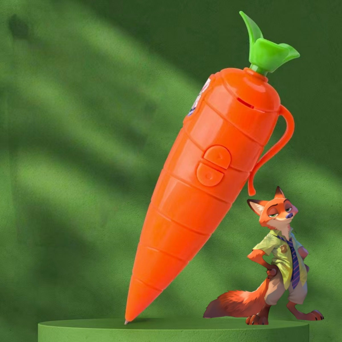 Caneta Gravador De Voz Cenoura Finnick Zootopia(Cenoura)