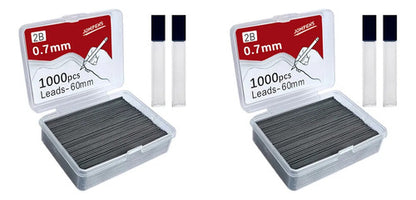 Grafite 2B Para Lapiseira 0,5mm - 1000 Unidades Premium Alta Resistência
