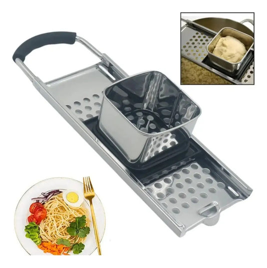 Ralador de Massa em Aço Inox — Nhoque e Macarrão Caseiro Perfeitos