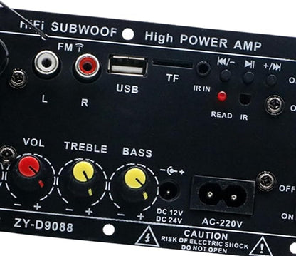 Placa Amplificadora Bluetooth Para Alto-falante 35-80w(Preto)