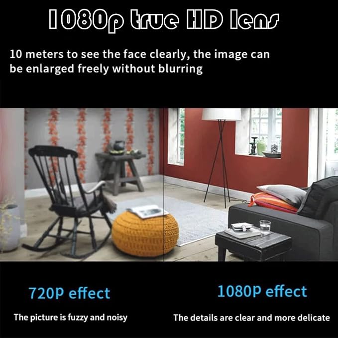 Mini Câmera de Vigilância X5 WiFi 1080p Full HD – Segurança em Casa 24h
