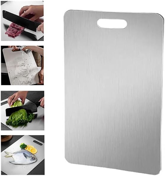 Placas Tábuas De Corte De Titânio Para Cozinha Portátil(34*23cm)