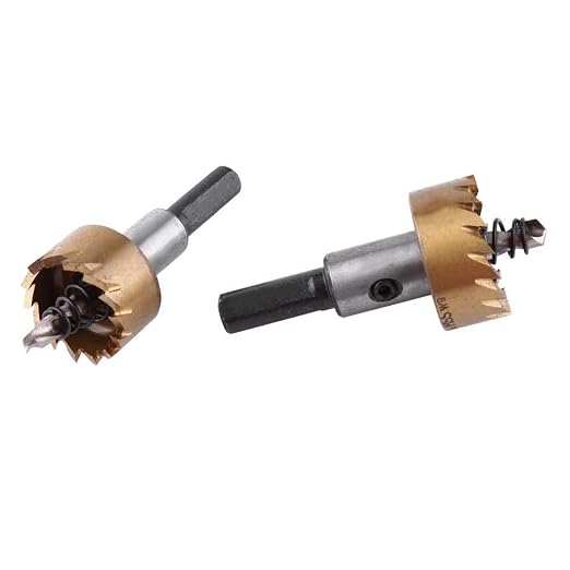 Jogo Com 5 Serra Copo Metal Escovado 16 18.5 20 25 30mm