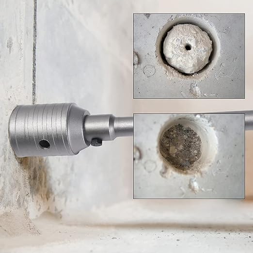 Kit 3 Serra Copo Fura Parede Concreto Laje Brocas 30 40 50mm
