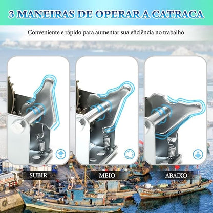 Guincho Manual De Arraste Com Catraca 315 Kg