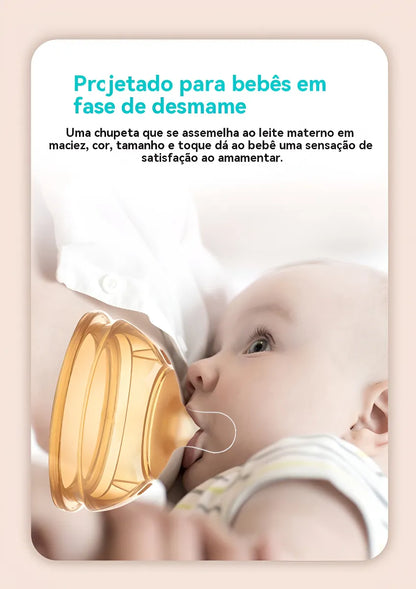 Mamadeiras De Silicone Anti-cólicas Com Toque Natural Bebê