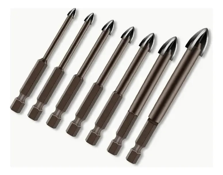 Maxfuro Broca Indestrutível Universal Fura Tudo Jogo 7pcs
