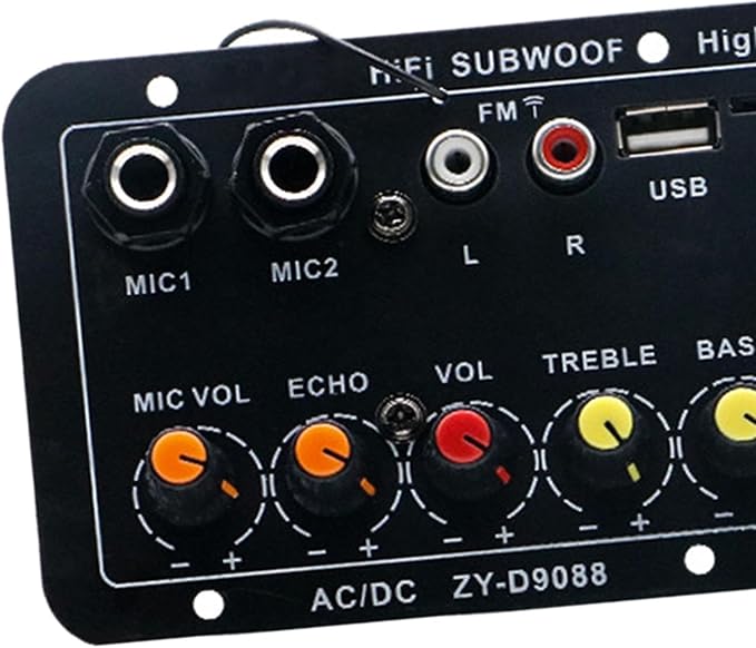 Placa Amplificadora Bluetooth Para Alto-falante 35-80w(Preto)