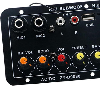 Placa Amplificadora Bluetooth Para Alto-falante 35-80w(Preto)