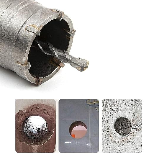 Kit 3 Serra Copo Fura Parede Concreto Laje Brocas 30 40 50mm