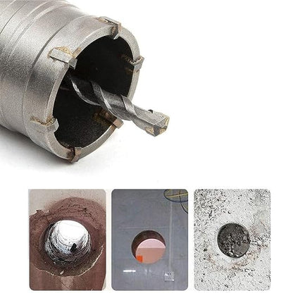 Kit 3 Serra Copo Fura Parede Concreto Laje Brocas 30 40 50mm