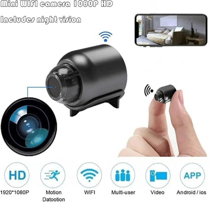 Mini Câmera de Vigilância X5 WiFi 1080p Full HD – Segurança em Casa 24h