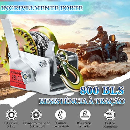 Guincho Manual De Arraste Com Catraca 315 Kg