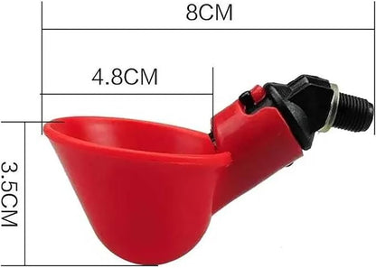 10 Bebedouro Automático Copinho Copo Bebedor Aves Frangos