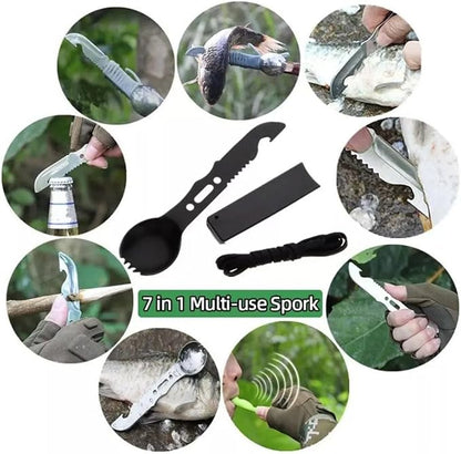 Kit De Sobrevivência De Emergência De Acampamento Aventura