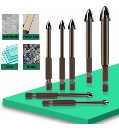 Maxfuro Broca Indestrutível Universal Fura Tudo Jogo 7pcs