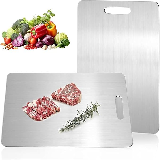 Placas Tábuas De Corte De Titânio Para Cozinha Portátil(34*23cm)