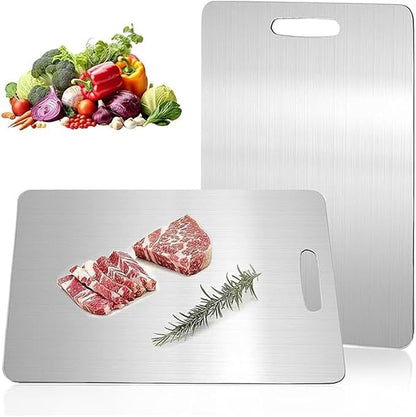 Placas Tábuas De Corte De Titânio Para Cozinha Portátil(34*23cm)