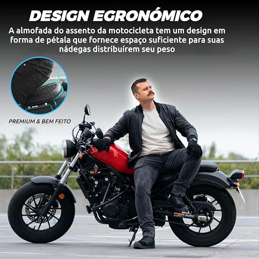 Almofada De Gel Universal Para Assento De Motocicleta