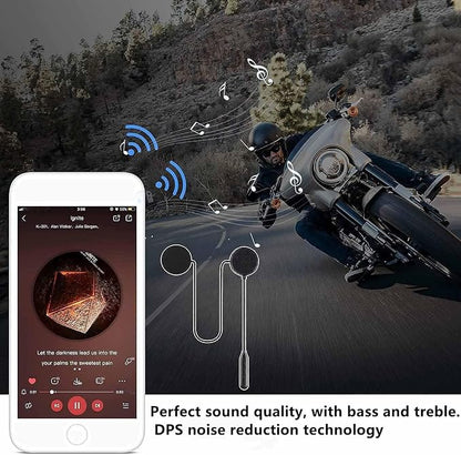 Fone De Ouvido Capacete Motoqueiro Sem Fio Bluetooth 5,3