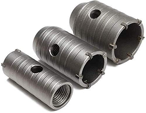 Kit 3 Serra Copo Fura Parede Concreto Laje Brocas 30 40 50mm