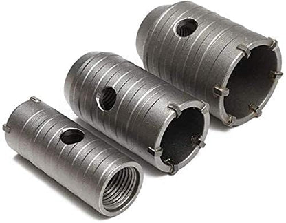 Kit 3 Serra Copo Fura Parede Concreto Laje Brocas 30 40 50mm
