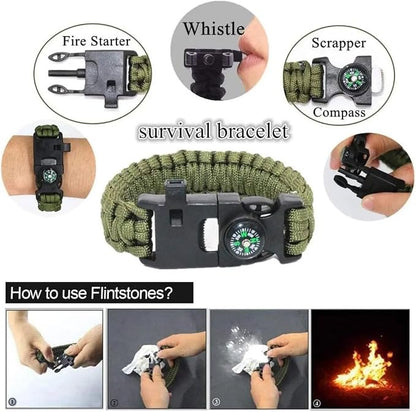 Kit De Sobrevivência De Emergência De Acampamento Aventura