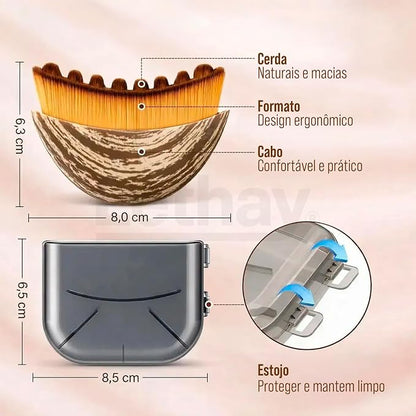 Kit 2 Escova Facial Massageadora Para Drenagem Linfática-2 Pcs(2 Pcs)