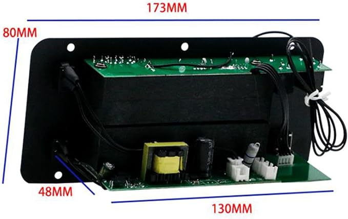 Placa Amplificadora Bluetooth Para Alto-falante 35-80w(Preto)