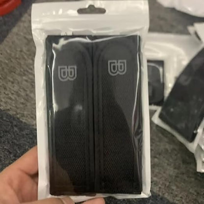 Cintos Elásticos Sem Fivela  Invisíveis, Kit Com 2 Peças(Preto,G/L)