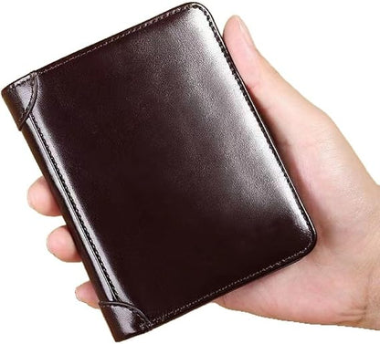Carteira Masculina Couro Legítimo Com Antifurto Promoção(Preto,Liso)