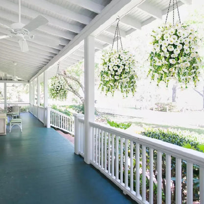 Planta Artificial Pendente Decorativa Para Casa E Jardim