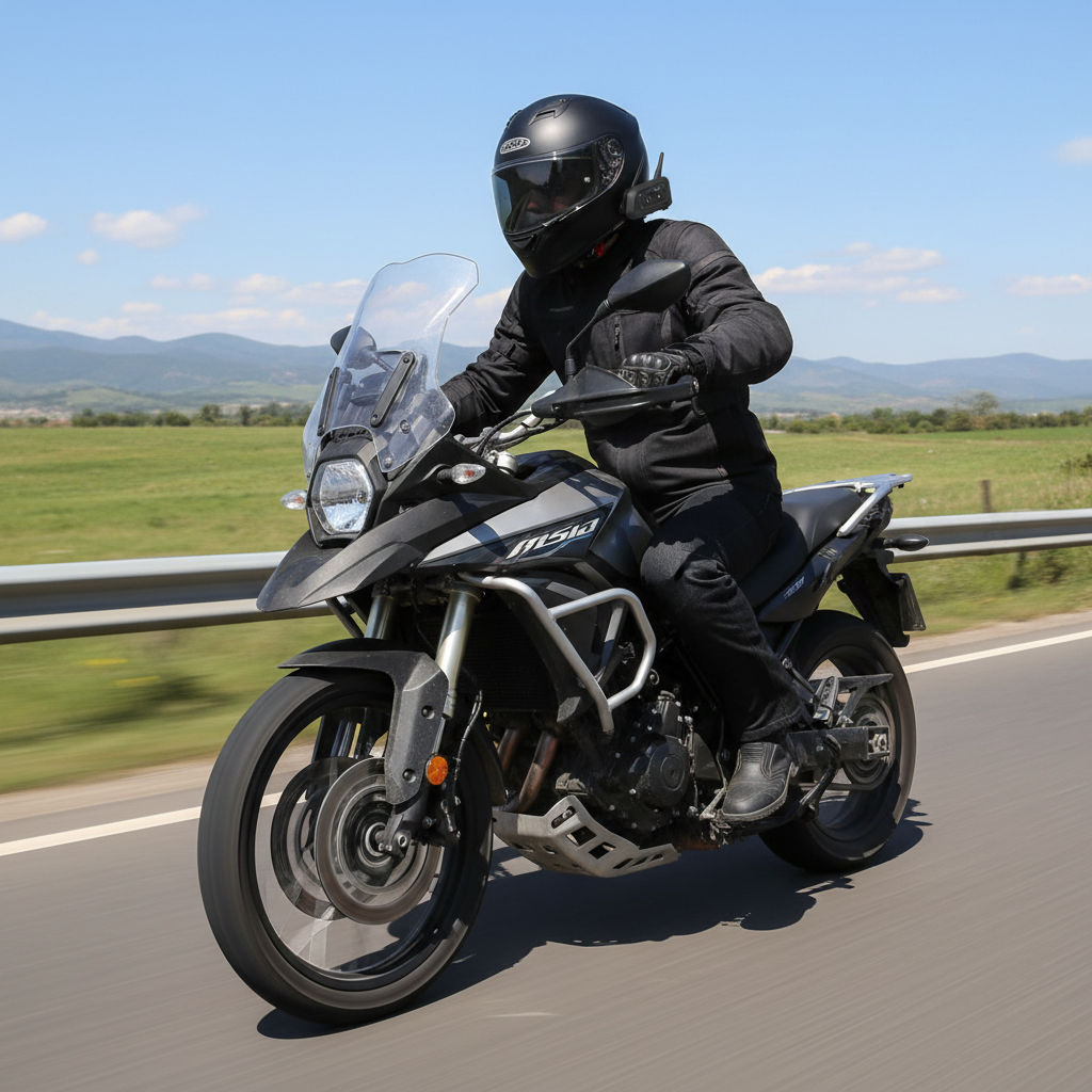 Xinowy V6 Pro - Instalado no Capacete