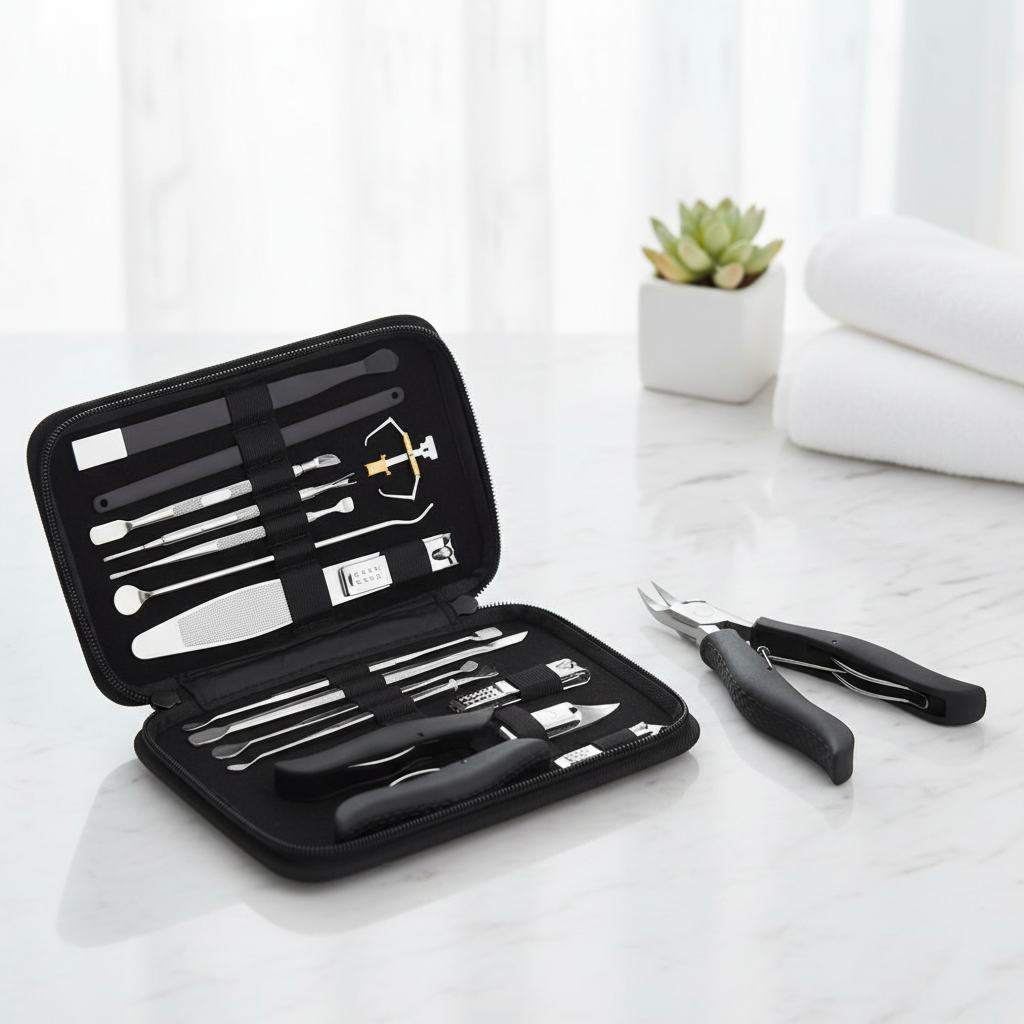 Kit 13 peças alicate inox - estilo lifestyle mármore