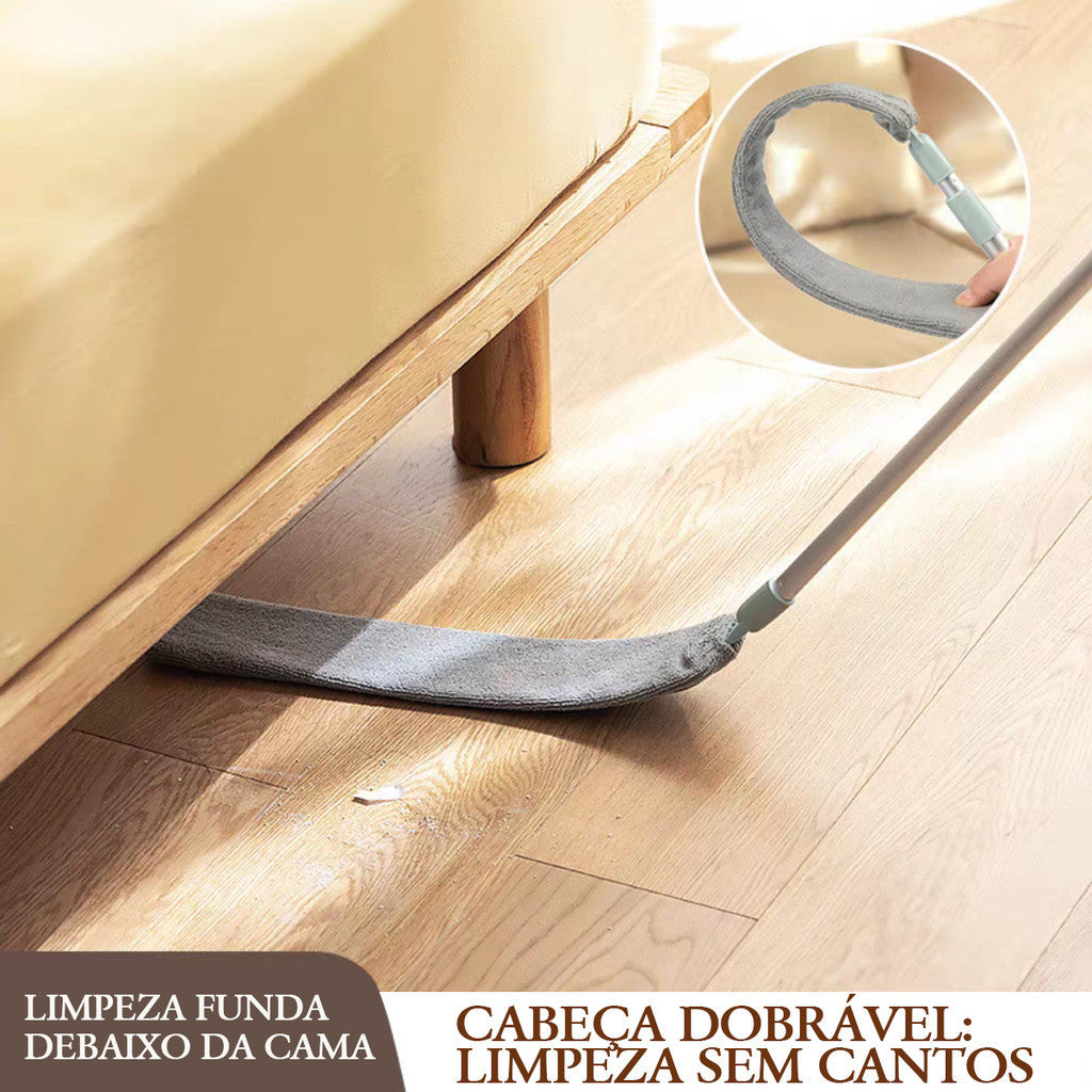 KIT6 Jogo Espanador Pó Extensível  Eletrostático Lavável Limpeza