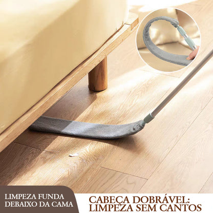 KIT6 Jogo Espanador Pó Extensível  Eletrostático Lavável Limpeza